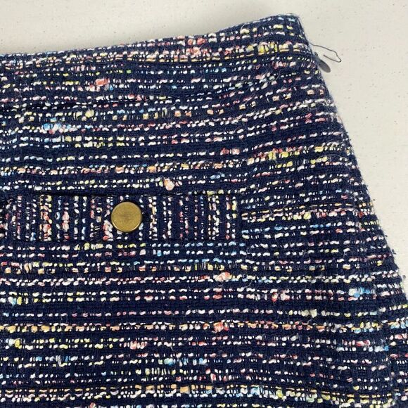 Loft Tweed Skirt with Front Pockets size 8 - Picture 5 of 6